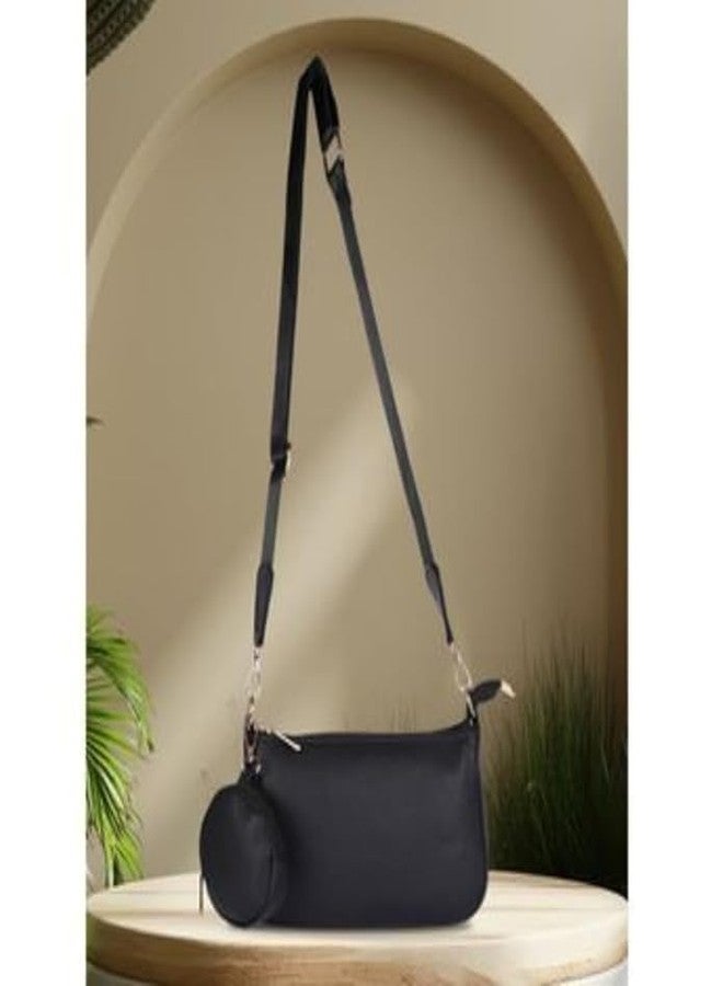AKSUTI Slingbag for women | Black shoulder bag - Image 2